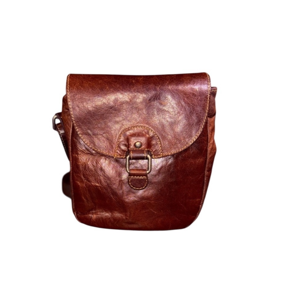 Jack Georges Leather Crossbody Purse - Picture 1 of 16